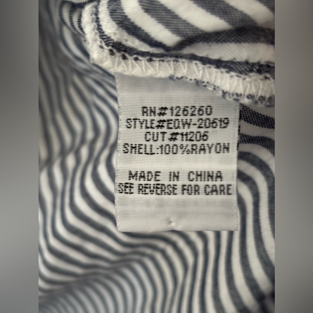 Striped Button-Up Shirt - Picture 6 of 7